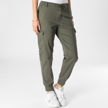 Reell Jeans - Pantaloni Cargo Reflex da donna Verde Khaki